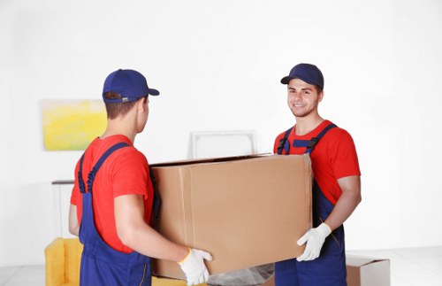 Prepared items organized inside a Lampton storage unit