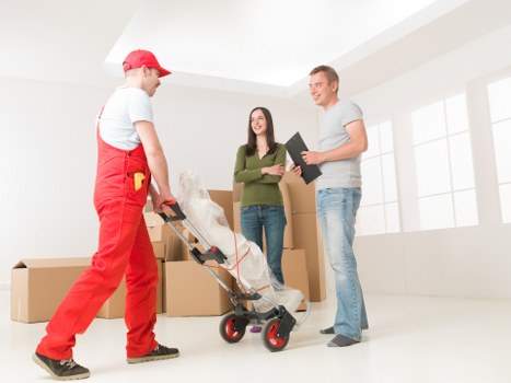 Office and business removals service in Lampton with careful loading